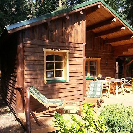 Holzhaus Waldwichtel Am Wald Und See Neuruppin Exterior photo
