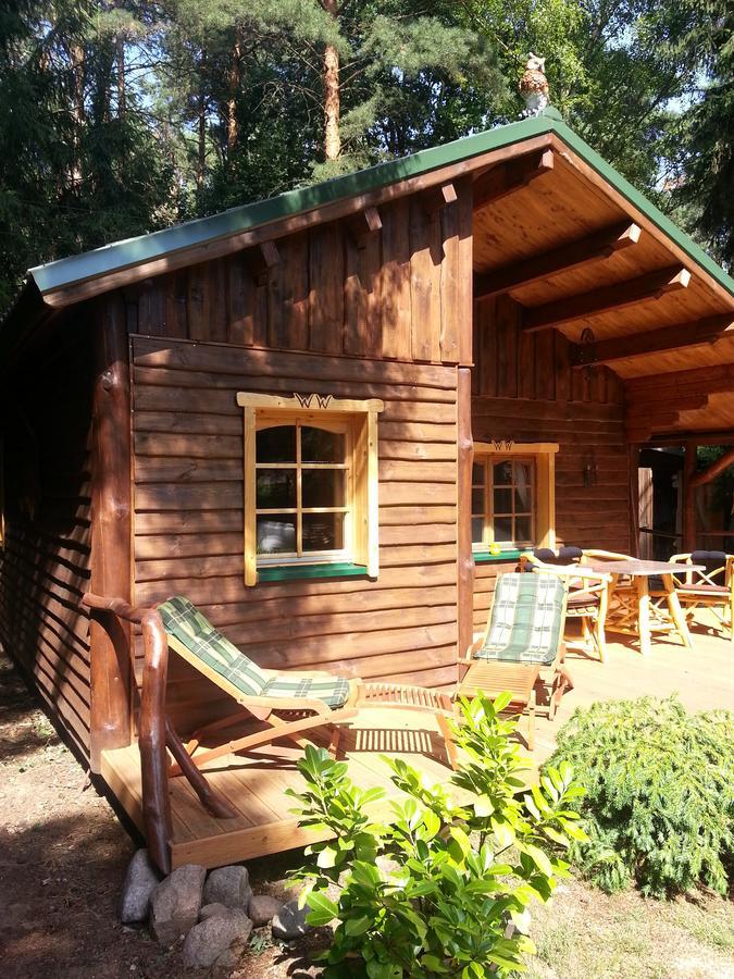 Holzhaus Waldwichtel Am Wald Und See Neuruppin Exterior photo